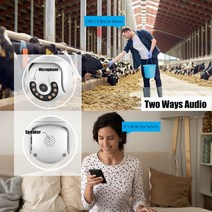 스마트 보안카메라 와이파이 야외 보안 카메라 4K mp 스피드 돔 무선 IP TV 팬 틸트 4XZoom IR 네트워, 05 5MP NO RD