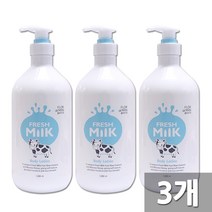 플로르드망 프레시 밀크 바디 로션 1000ml (대용량 바디로션), 3개