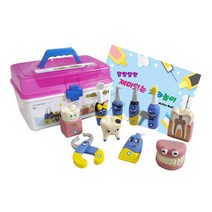 말랑소프트 캐릭터 재밌는 치과 역할놀이세트 유치원 선물, BOX(8개)