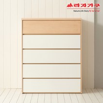라자가구 위드 몰데 980 5단 서랍장, 아카시아그레이
