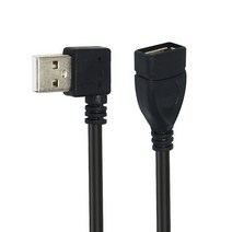 MBF MBF-UF203R90 USB 90도 우향꺽임 연장 케이블 0.3M 케이블-기타케이블