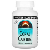 소스내추럴스 산호 칼슘 600mg 120정, 5병