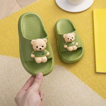 귀여운 어린이 슬리퍼 걸스 소년 집과 야외 욕실 욕실 목욕이 아닌 부드러운 바닥 어린이 단어 샌들 아동용 슬리퍼