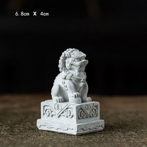 석등 정원장식품 마당꾸미기다양 한 섬 돌 동상 장식 물고기 탱크 수족관 부처님 Figrine 미니 프리 브리지, 06 1 Lion