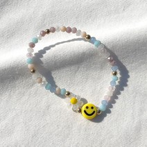 비즈팔찌 액세사리 팔지 여자 여성 구슬 스마일 요즘유행하는 패션 팔찌 BRACELET