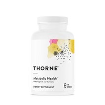 쏜리서치 메타볼릭 헬스 Metabolic Health 베르가못 투메릭 강황 120캡슐