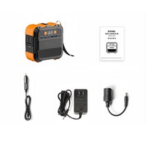 파워뱅크 캠핑파워뱅크 대용량배터리 220V 120W 휴대용 비상 보조베터리 26400mAh 배터리 충전기 발전소 태, 한개옵션0