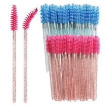 타이탄 일회용 속눈썹 마스카라 솔 스크류 눈썹정리 브러쉬, 200개, 랜덤발송