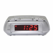 아남시계 탁상시계 디지털 전자시계 HD830s, 실버