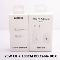 지게차 자동차 충전기 삼성 25 유형 초고속 충전기 벽 전원 어댑터 22 21 53 73 33 13 52 72 3, 02 White EU set(box)