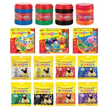 아모스 아이클레이 (110g/400g) / 천사점토 / 빵집놀이 / 아이도우, 아이클레이 110g 하늘 1+1