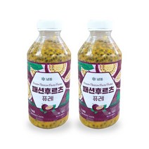 [짱구샵 1+1] NEW 냉동 패션후르츠퓨레TS(유) 1kg 2병 총2kg 패션후르츠 백향과 냉동과일 열대과일, 상세페이지 참조, 추가