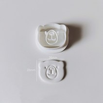 도자기공예 만들기 도구 물레 DIY새로운 동물 폴리머 클레이 커터 부활절 토끼 곰 비둘기 고양이 0.5mm 파, 11 Bear