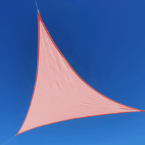 썬키다 HDPE 메쉬 그늘막 썬쉐이드, 3.6m x 3.6m x 3.6m 삼각, 벚꽃