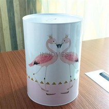 365 일 돼지 저금통 안전 돈 상자 성인 양철 주석 달러 카운터 은행 현금 타이어 절약 결혼 선물, 04 D