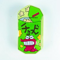 크레용신짱 젤리빈 복숭아향 초코비틴케이스 10g 짱구네가족 스탠딩 아크릴포함 납품용/어린이집/선물용, 1개
