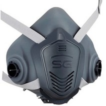 SG생활안전 직결식 반면형 특급 방진마스크 방독마스크 SG8000, 1개