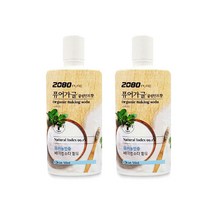 유기농 베이킹소다 퓨어가글 애경 2080 클린민트향 가글 치아관리 입냄새제거 구강청결제 750ml, 2개