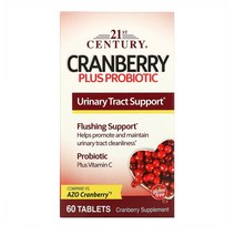 21세기센트리 크랜베리 프로바이오틱스 60정 Cranberry Plus Probiotic, 1개, 기본