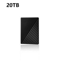 휴대용 외장 하드 드라이브 1TB 2TB 4TB 16TB c타입 USB 2023 고속 8TB 노트북 용 저장 디스크 3.1 년 신제품, 20TB black