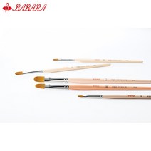 바바라 툴페인팅/공예용/네일아트브러쉬 2600KFG 낱자루, 10호