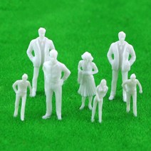 미스토토 백색 인체 사람 모형 피규어 테라리움 디오라마 건축모형 재료, m519_1:300(약0.7cm)-50P
