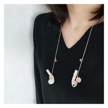 Airpods 블루투스 이어폰 우주 비행사 안경 체인 우주인 마스크 끈 헤드폰 분실 방지 체인 자석 매력, 03 3