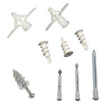 대용량 석고보드 앙카(동공앙카 플라스틱 앙카 자천공 토우앙카), 나사못(32mm/300개), 1개