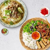 애슐리 불고기 짜조 분짜 +우삼겹 듬뿍 베트남 쌀국수 (총 4인분)