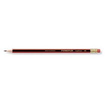 [SH] 지우개연필 112 HB 적 12자루 STAEDTLER( SH 72000EA ), 본상품