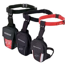 알파인스타 레그색 THIGH BAG, BLACK RED