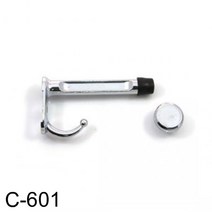 el3257 큐비클 옷걸이 구형 C-601 화장실문 옷걸이 부속품 화장실문짝/abs도어/문짝제작/화장실문손잡이/화장실도어/현관문손잡이/문틀/현관문도어락/방문시공/방문교체비용, 단일 수량