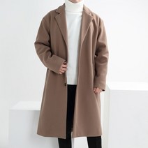 제이에프앤씨 울 오버핏 파스텔 싱글 롱코트