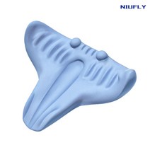 NIUFLY 지압 경추베개 거북목 교정기, 핑크