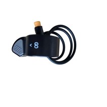 킥보드속도조절기 방수 스쿠터 가속기 브레이크 컨트롤러 주지사 핸들 손가락 다이얼 샤오미 성격, [01] 블랙 터미널 내경 8mm