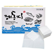 세이크린 천연펄프 무형광 해동지 대형 420mm 1200매, 2box