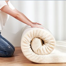 조은자리 메모리폼 접이식 침대 토퍼 매트리스 바닥 매트 화이트 하드 SS