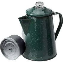 주전자 티포트 GSI Outdoors 아웃도어즈 에나멜 커피포트 법랑 1.2L 그린