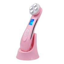 페이스 리프팅 고주파 마사지기 Ems 페이셜 메조테라피 일렉트로포레이션 Rf 무선 주파수 Led 광자 페이스, 04 Without Box Pink