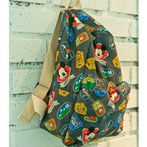 자투리 DTP코튼 디즈니 미키 캠핑와펜