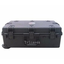 TRICASES 공장 OEM/ODM 하드 IP67 플라스틱 대형 가방 트롤리 도구 케이스 PRE-CUT FOAM M2950, 검정