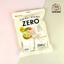 롯데제과 제로 후르츠젤리 238g(14g x 17봉) 설탕제로 무설탕, 단품