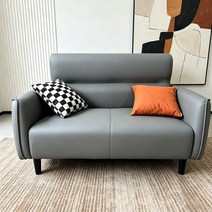 2인 접이식 소파베드 120cm 각도 조절 원룸 쇼파 침대, 그레이