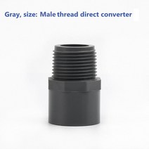 PVC배관자재 1pc 1/2 "~ 스레드 PVC 볼 밸브 정원 관개 피팅 플라스틱 수리 커넥터 파이프 스위치, 02 B_02 3l4 inch