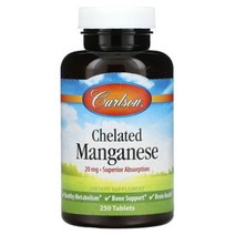 칼슨랩스 킬레이트 망간 20mg 250정