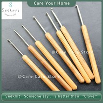 Seeknit대나무 크로셰 후크 스웨터 니트 바늘 Amigurumi 뜨개질 도구, 1piece-2.5mm