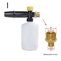 car foam wash snow foam lance foam 노즐 자동차 세차, m22-수 커넥터, 협력사