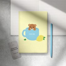 아트박스/컨티뉴 Milk tiny conteenew 레더커버 노트 다이어리 일기장, 줄노트