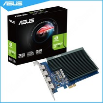 Asus GT730-4H-SL-2GD5 GeForceGT 730 2GB GDDR5 PCI Express 2.0 148x105x18mm 그래픽 비디오 카드, CHINA_GT730-4H-SL-2GD5, 01 GT730-4H-SL-2GD5
