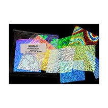 1/2 lb CBS Texture Dichroic Scrap Glass on Clear - 90 COE for Jewelry Making Crafts